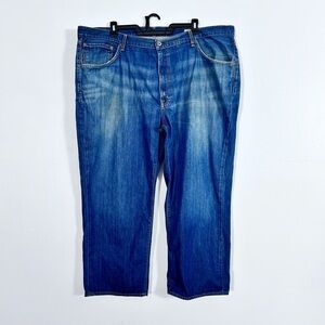 Polo Ralph Lauren Jeans Men's Size 50 x 30 Blue Denim Ashmore Straight Zip Fly